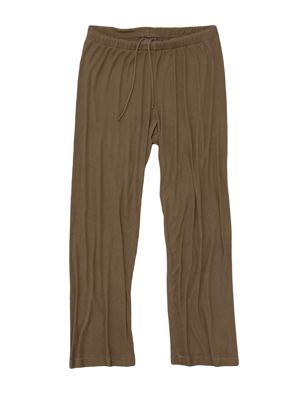 SKIMS Soft Lounge Rib Sleep Pants | Pajama Bottoms | Brown | XL